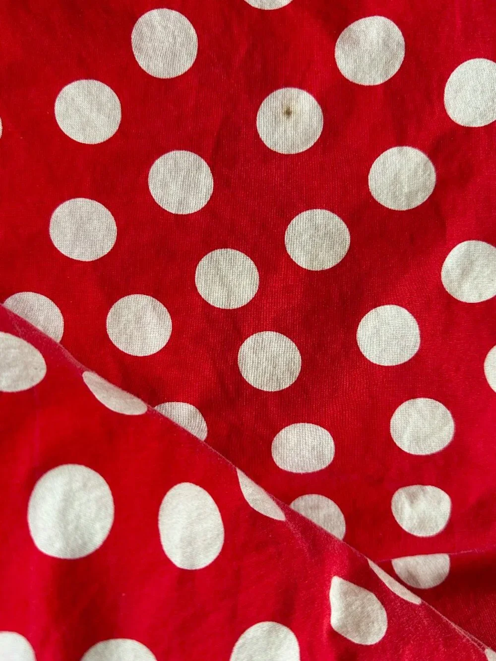 red and white polka dots duvet cover Queen Minnie Mouse